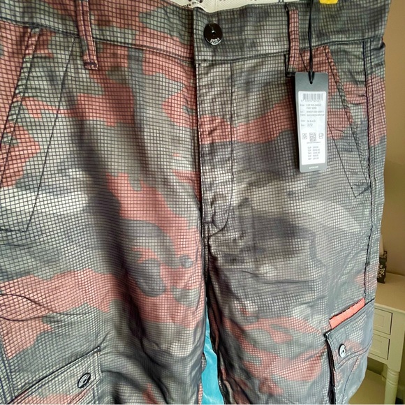 NWT G-Star E Boyfriend Mid Cargo Pants - Silkscreen Ripstop Print - Picture 8 of 16